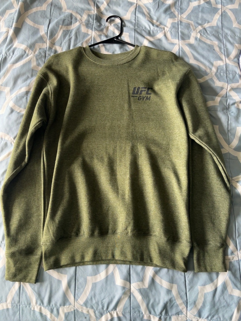 UFC Olive Green V-Neck Women's Sweater